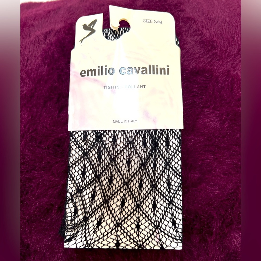 Emilio Cavallini Black Fishnet Tights
